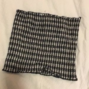 Checkered Tube Top